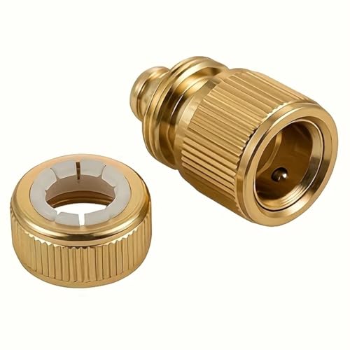 1/3/5 Aluminium-Schnellverbinder for Gartenschläuche – 1/2 Zoll Universalbeschläge for Bewässerung, Autowäsche und Gartenarbeit(3-Pcs) von KAPQIN