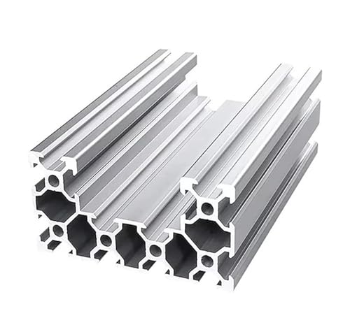 1 STÜCK 4080 C-Träger 20 Serie 4080 V-Schlitz-Aluminiumprofil von 100–550 mm Aluminiumprofil for CNC-Router 3D-Druckerteile(Silver,550mm) von KAPQIN