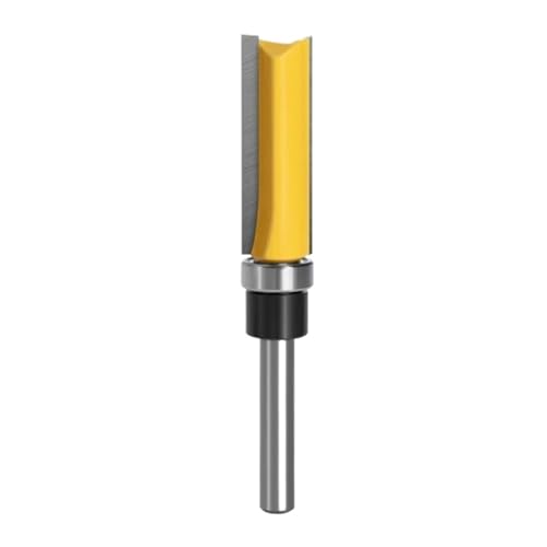1 STÜCK 6mm Schaft Muster Flush Trim Bit Gerade Bit Mit Bering Scharnier Stemmen Router Bit Holz Trimmer Cutter MC09061(6x12.7x38mm) von KAPQIN