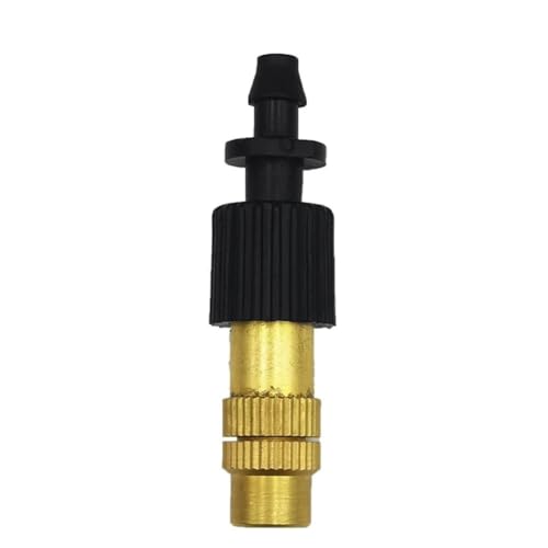 10 STÜCKE 4/7 Außenbefeuchtung Kühlsystem Gartenbewässerung Bewässerung 1/4 '' Messingzerstäuber Einstellbare Mikrosprinkler(B- 10Pcs) von KAPQIN