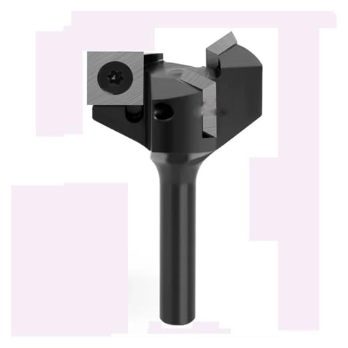 1PC 1/4 oder 8mm oder 12mm Schaft 1PC Router Bit mit Fräser Hartmetall Holzbearbeitung Bit Spoilboard Zerlegen Bohrer(8mm shank) von KAPQIN