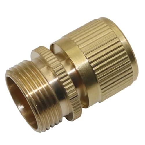 1PC 3/4 Zoll Kupfer Schnellverbinder Garten Wasseranschluss Zubehör Autowaschrohr Armaturen(Male thread) von KAPQIN