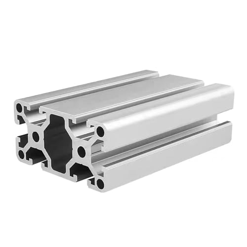 1PC 4080 Aluminiumprofil 4080W Hochleistungs-Aluminiumprofil for automatische Montagelinie, verdickt 3mm, 500MM(4080W-Silver,250mm) von KAPQIN