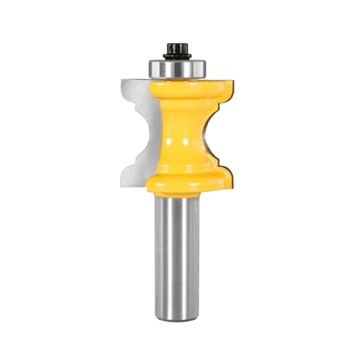 1PC 6,35 MM 8MM 12MM 12,7 MM Schaft Handlauf Router Bits Holzbearbeitung Fräser for Holz Ende mühle Planfräser(12x31.8x30.16) von KAPQIN