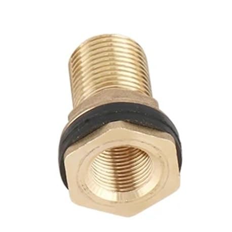1PC Gartenbewässerung 3/8 "1/2" 3/4 "1" Innen- und Außengewindeadapter Messing Wassertank Turmrohr Ablaufadapter(A) von KAPQIN