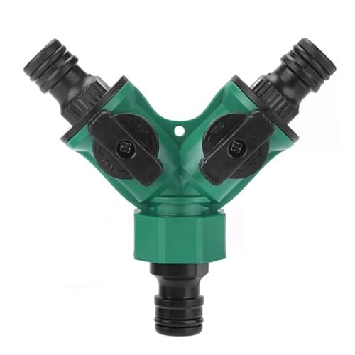 1PC Gartenwasserrohrverbinder Dreiwege-Kunststoffventil mit Schalterschlauchverbinder for die Landschaftsgestaltung von Blumenpflanzungen von KAPQIN