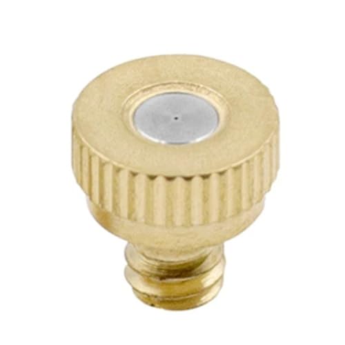 1PC Gewinde Messing Nebeldüse 0,1-0,8mm Öffnung Wasser Mister Teile Nebel for Terrasse System Outdoor Kühlung(0.5mm) von KAPQIN