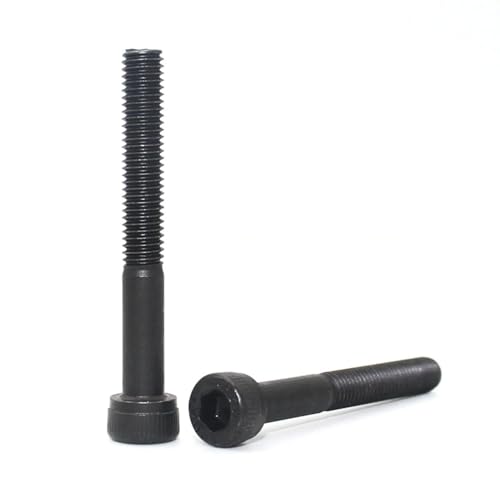 1PC M8 M10 Schwarz Grade 12,9 Stahl Verlängert Lange Allen Hexagon Innensechskantschraube Schraube Halbgewinde(240mm,M8 x 1pcs) von KAPQIN