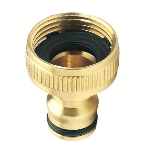 1PC Messing Wasserhahn Wasserhahn Stecker Mixer Schlauch Adapter Schnell Connecter 1/2 3/4 Kupfer Kupplung Adapter Garten Bewässerung Armaturen Werkzeug von KAPQIN
