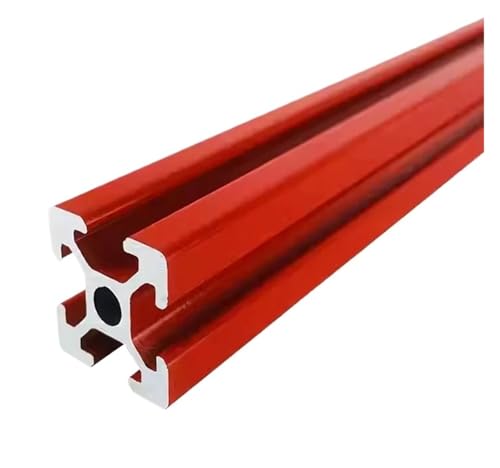 1PC Rot 2020 Aluminium Profil T-slot 100-100 0MM Aluminium Extrusion 20X20 for CNC 3D Drucker DIY(650mm) von KAPQIN