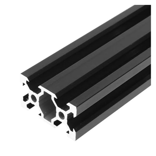 1PC SCHWARZ 2040 V-Slot Eloxiertem Aluminium Profil Extrusion 100 MM-800MM Länge Linear Schiene for CNC 3D Drucker(650mm) von KAPQIN