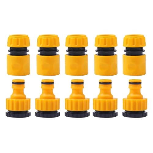 1SET Schlauch Wasserhahn Schnell Anschluss 3/4 & 1/2 Zoll Wasserhahn Gewinde Adapter for Garten Bewässerung 1SET Schlauch Wasserhahn Schnell Anschluss 3/4 & 1/2 Zoll Wasserhahn Gewinde Adapter for Garten Bewässerung von KAPQIN