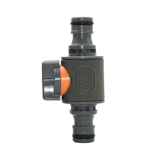 2 STÜCKE 16mm Nippel Wasserhahn Schnellkupplung Ventil Gartenschlauch Ball Zubehör Bewässerungspistole Adapter Tropfbewässerungssystem(2 pcs-A) von KAPQIN