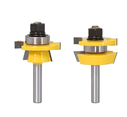 2 STÜCKE Rail Stile Router Bit Set 8 Schaft Tür Messer Fräser Zapfenschneider for Fräser 2 STÜCKE Rail Stile Router Bit Set 8 Schaft Tür Messer Fräser Zapfenschneider for Fräser von KAPQIN