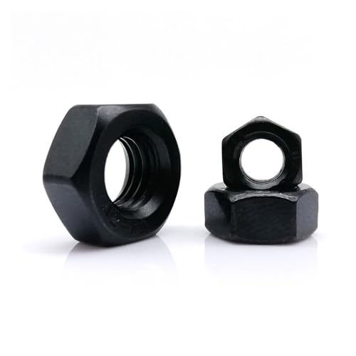 5 STÜCKE/10 STÜCKE/20 STÜCKE/50 STÜCKE M1.6 M2 M2.5 M3 M3.5 M4 M5 M6 M8 M10 M12 Schwarze Oberfläche 304 A2-70 Edelstahl Sechskantmutter(50pcs M3.5) von KAPQIN