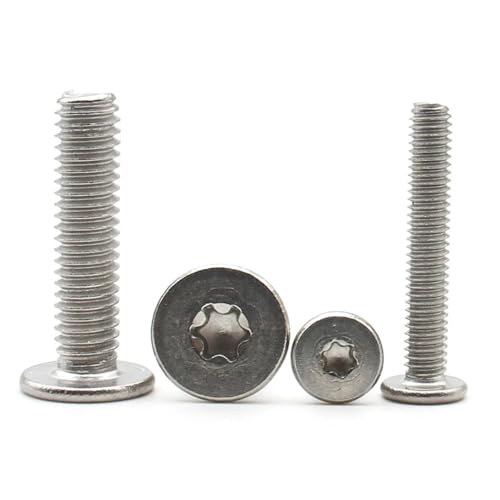 50 STÜCKE/100 STÜCKE M1.6 M2 M2.5 M3 304 Edelstahl Sechslappen Dünne Niedrige Flache Waferkopfschrauben Bolzen(14mm,M2 (100pcs)) von KAPQIN