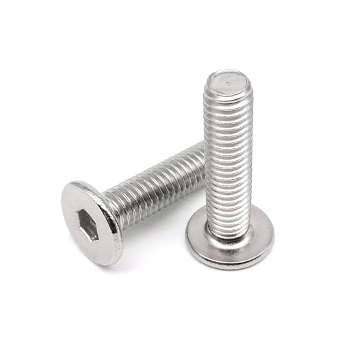 50 STÜCKE M1.6 M2 M2.5 304 A2-70 Edelstahl Sechskant Innensechskant Dünne Flache Wafer Inbusschraube Schraube(3mm,M1.6 50pcs) von KAPQIN