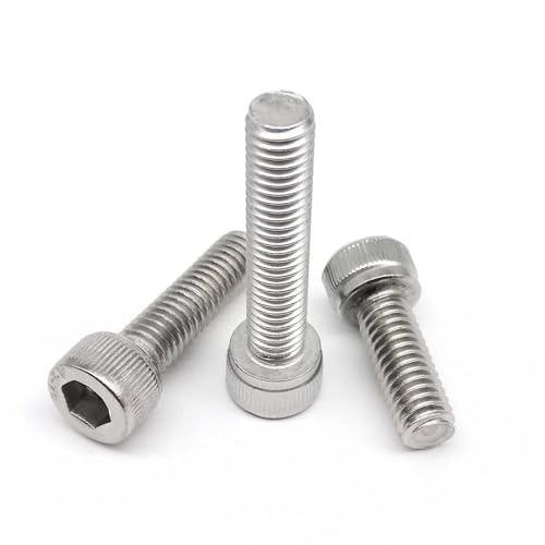 50 STÜCKE M2 M2.5 M3 A2-70 304 Edelstahl Allen Hexagon Innensechskantschraube Bolzen(3mm,M3 50pcs) von KAPQIN