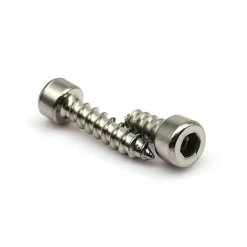 50 STÜCKE M2 M2.6 M3 M3.5 304 Edelstahl Allen Hex Innensechskantkappe Rundkopf Holz Blechschraube(16mm,M3.5 50pcs) von KAPQIN