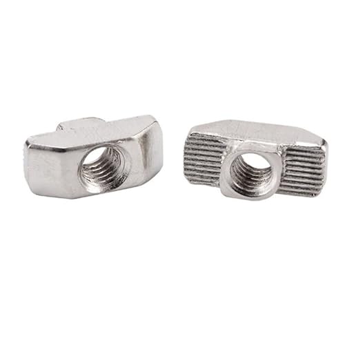 50PCS Slot T-nut Sliding T Nut Hammer Drop In Nut Fasten Connector Aluminum Extrusion Profile(20-M5) von KAPQIN