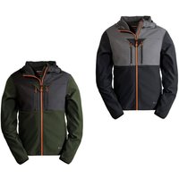 Kapriol Tenere' Pro Wasserabweisende Softshell-Arbeitsjacke - L - Schwarz / grau von KAPRIOL
