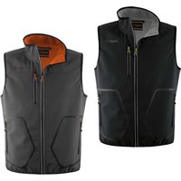 Tech Softshell Arbeitsweste - m - Grau - Kapriol Tech Softshell Arbeitsweste - m - Grau - Kapriol von KAPRIOL