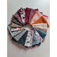 Musselintücher/ Stoff Taschentücher/ Allzwecktücher. Wiederverwendbare Tücher /Nachhaltig. Bunter Mix von KAPUHA