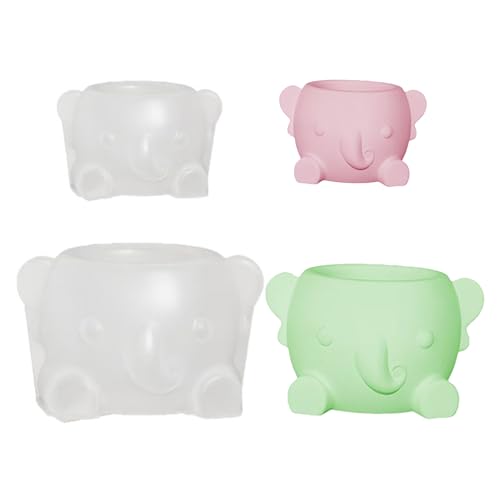 2pcs Handmade Plant Pots Mould Flexible Silicone Mold for Concrete Succulents Planter Creative Elephant Flower Pots Mou 2pcs Handmade Plant Pots Mould Flexible Silicone Mold for Concrete Succulents Planter Creative Elephant Flower Pots Mou von KAQNTUD