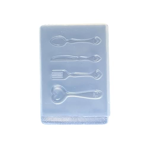 Ergonomisches Design, Silikonform, einfach zu verwenden, für detailliertes Besteckzubehör und Ornamente, lebensmittelechtes Silikonhandwerk von KAQNTUD