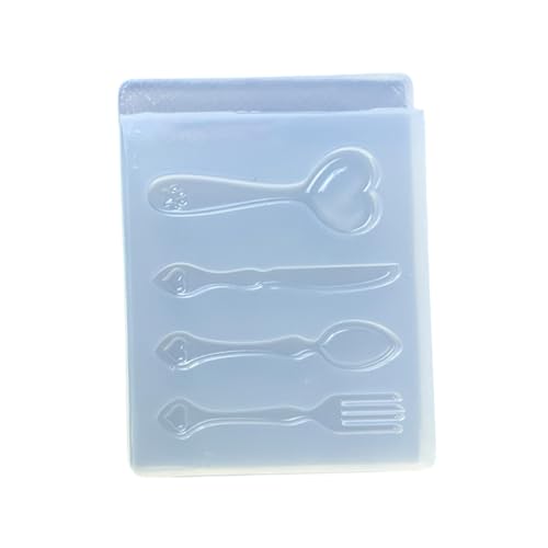 Ergonomisches Design, Silikonform, einfach zu verwenden, für detailliertes Besteckzubehör und Ornamente, lebensmittelechtes Silikonhandwerk von KAQNTUD