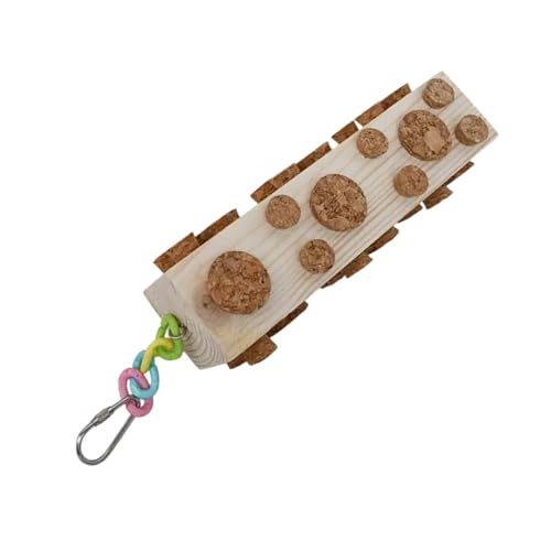 KAQNTUD Funktionelles Kauspielzeug für Vögel, Holz, Futtersuche für Papageien, Aras, Stressabbau und aktive Käfige, Zubehör, Papageien, Futterspielzeug KAQNTUD Funktionelles Kauspielzeug für Vögel, Holz, Futtersuche für Papageien, Aras, Stressabbau und aktive Käfige, Zubehör, Papageien, Futterspielzeug von KAQNTUD