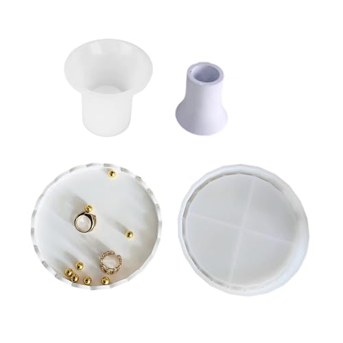 Silikonform mit aufwendigem Spitzen-Design, ideal für Bastelliebhaber und zur Verbesserung der Tisch-Eleganz bei Hochzeiten, 2 Stück von KAQNTUD