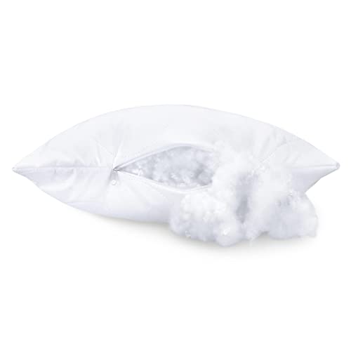 KAR-MAL Kissen 40x40 Mikrofaser 100% mit Einstellbarer Weichheit - Kopfkissen 40x40 Allergiker Waschbar 60 Grad – Sleeping Pillow 40x40 - Weiß Grosse Schlafkissen Angenehm zu Berühren (40 x 40 cm) von KAR-MAL