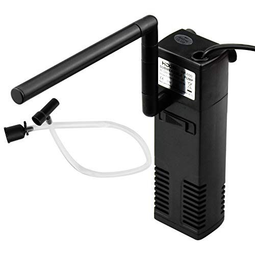 KARAA Innenfilter für Aquarien, 20 L-60 l, 3 W/4 W, verstellbar, Pumpe, interner Filter mit Filterschwämmen für Aquarium KARAA Innenfilter für Aquarien, 20 L-60 l, 3 W/4 W, verstellbar, Pumpe, interner Filter mit Filterschwämmen für Aquarium von KARAA