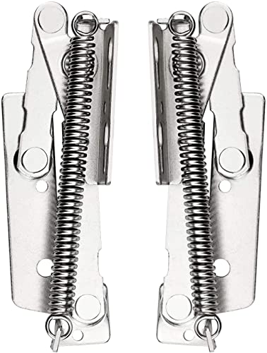 KARAA Federscharniere 80Grad Hochklappbeschlag Liftbeschlag Schrank Türscharnier Spring Scharnier links und rechts Max 10kg von KARAA