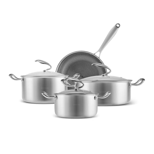Karaca 5Ply PowerSteel 316+ 7-teiliges Kochgeschirrset - Hochwertiges Edelstahlset für erstklassiges Kocherlebnis auf Induktionsherden Karaca 5Ply PowerSteel 316+ 7-teiliges Kochgeschirrset - Hochwertiges Edelstahlset für erstklassiges Kocherlebnis auf Induktionsherden von KARACA