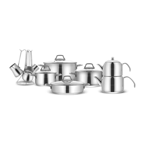 Karaca Belgrad 15-Piece Complete Steel Kitchen Set von KARACA