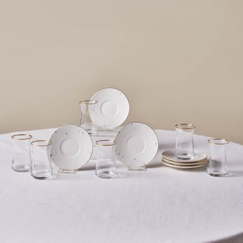 Karaca Fleur 12-Teiliges 6-Personen Tee-Set von KARACA