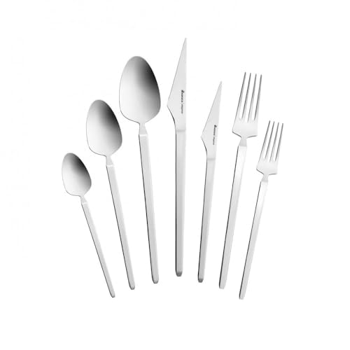Karaca Glacial Platine 84-teiliges Besteckset – Elegantes Edelstahl-Besteck für 12 Personen, Spülmaschinengeeignet, Perfekt für Stilvolle Dinner Karaca Glacial Platine 84-teiliges Besteckset – Elegantes Edelstahl-Besteck für 12 Personen, Spülmaschinengeeignet, Perfekt für Stilvolle Dinner von KARACA