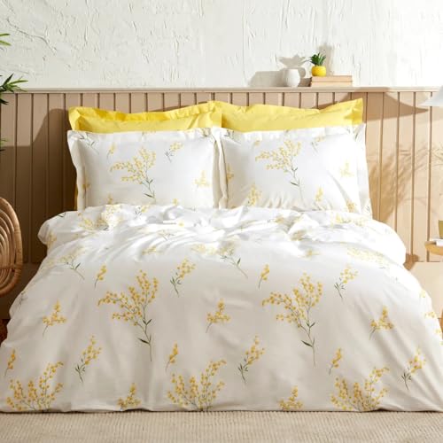 Karaca Home Loretta 100% Baumwolle Einzel Bettbezug Set Gelb Karaca Home Loretta 100% Baumwolle Einzel Bettbezug Set Gelb von KARACA