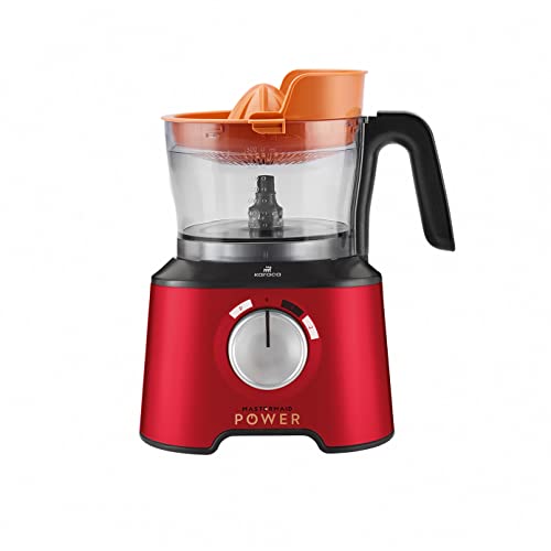 Karaca Mastermaid Power Max 11 in 1 Küchenroboter Imperial Rot 2500 W, Fassungsvermögen, Hackens, Mixens, Mahlens, Reibens, Schneidens von KARACA