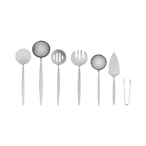 Karaca Porto 7-teiliges Service-Set aus Stahl - Elegantes und Hochwertiges Küchenzubehör für Anspruchsvolles und Stilvolles Servieren in Ihrer Küche von KARACA