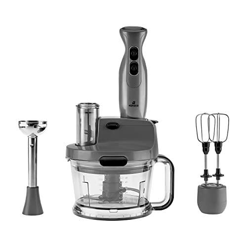 Karaca Pro-Multimax Küchenroboter Space Grau 2000 W - Leistungsstarker Multifunktions-Küchenroboter mit 800 ml Rührschüssel und vielseitigen Einsatzmöglichkeiten Karaca Pro-Multimax Küchenroboter Space Grau 2000 W - Leistungsstarker Multifunktions-Küchenroboter mit 800 ml Rührschüssel und vielseitigen Einsatzmöglichkeiten von KARACA
