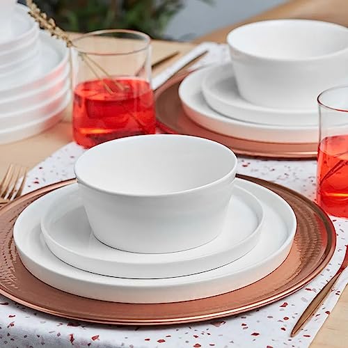 Karaca Salvare New Generation Bone Geschirr-Set für 6, 18-teilig, Teller und Schüsseln, Geschirr-Set, Runden, Kombiservice, Weiss Porzellangeschirr, Tägliches und Besonderes Geschirr Karaca Salvare New Generation Bone Geschirr-Set für 6, 18-teilig, Teller und Schüsseln, Geschirr-Set, Runden, Kombiservice, Weiss Porzellangeschirr, Tägliches und Besonderes Geschirr von KARACA