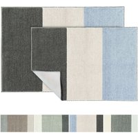Badematte Horizont Dunkelgrau/Silbergrau/Blaugrau 60 x 90 cm Badematte Horizont Dunkelgrau/Silbergrau/Blaugrau 60 x 90 cm von KARAT