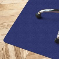 Bodenschutzmatte Hartboden Dunkelblau 75 x 120 cm Bodenschutzmatte Hartboden Dunkelblau 75 x 120 cm von KARAT