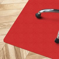 Bodenschutzmatte Hartboden Rot 90 x 120 cm Bodenschutzmatte Hartboden Rot 90 x 120 cm von KARAT