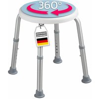 Dusch- und Badhocker Peter Um 360 Grad drehbar Höhenverstellbar Anti-Rutsch-Gummifüße Belastbar bis 150kg Dusch- und Badhocker Peter Um 360 Grad drehbar Höhenverstellbar Anti-Rutsch-Gummifüße Belastbar bis 150kg von KARAT