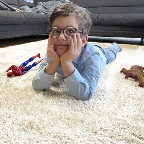 KARAT Flokati Teppich - Elite - gemütlicher & weicher Wohnteppich - Ideal für Wohnzimmer, Schlafzimmer (Weiß, 120 x 170 cm) von KARAT