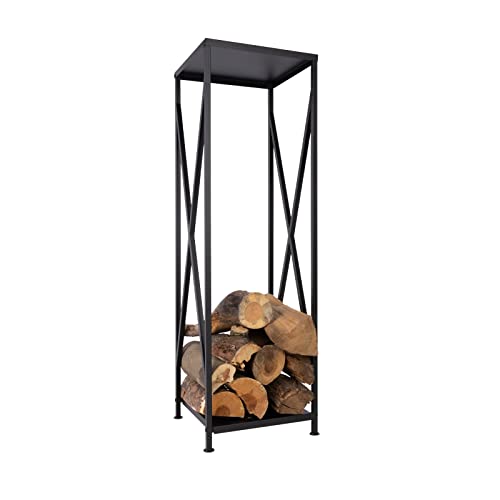 KARAT Kaminholzregal - Kaminholzständer für Innen & Außen - 111,5 x 34 x 34 cm - Brennholzregal Feuerholzregal Stapelhilfe - Naxos 3600 KARAT Kaminholzregal - Kaminholzständer für Innen & Außen - 111,5 x 34 x 34 cm - Brennholzregal Feuerholzregal Stapelhilfe - Naxos 3600 von KARAT